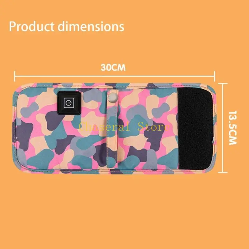 E7CE التدفئة الكهربائية حقيبة تخزين زجاجات الرضع الحجاب البوليستر بناء الشريحة الوصول التنظيم الحراري