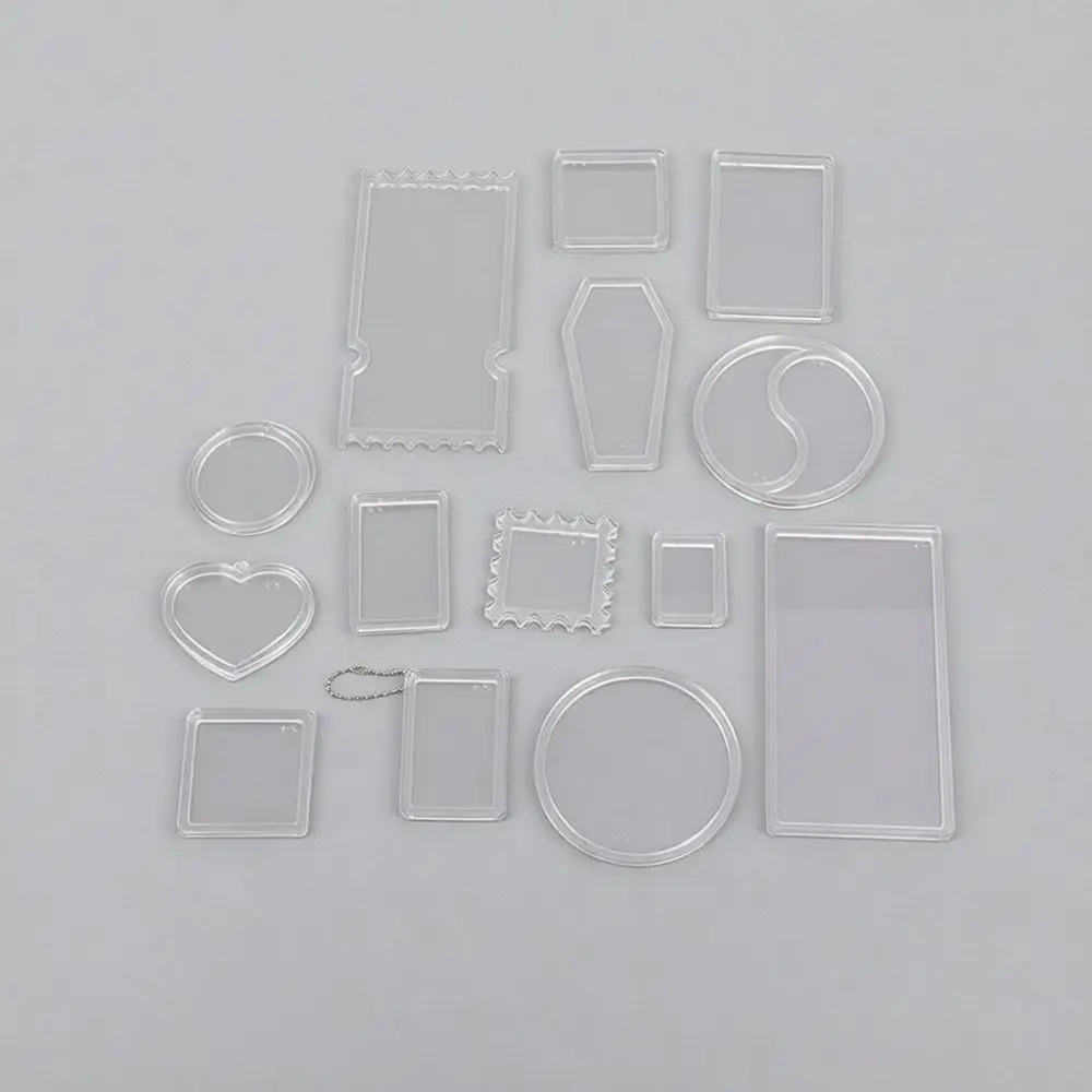 Clear Acrylic Quicksand DIY Craft Kit Liquid Shaker Components Personalized Jewelry Pendant Making Supplies