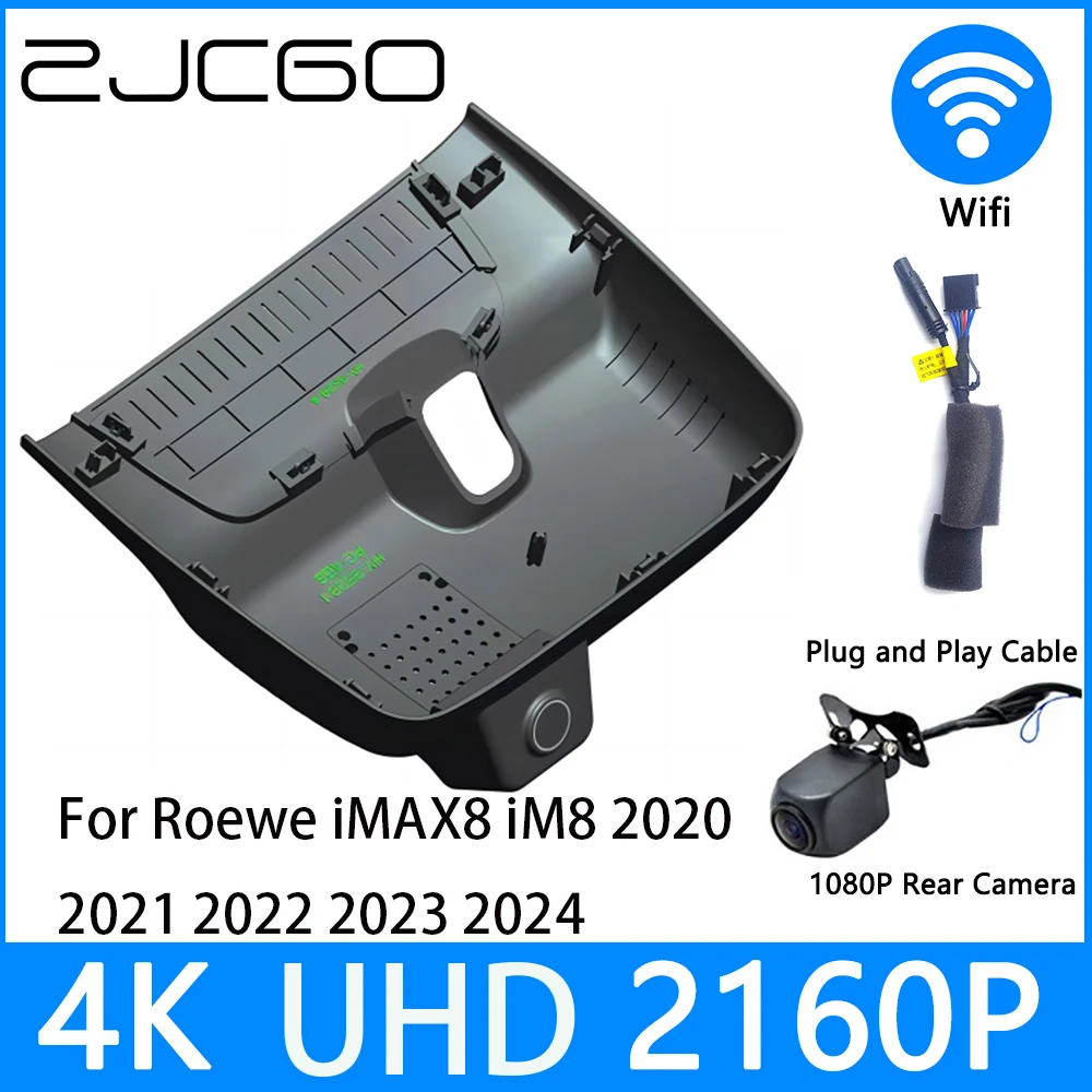 

ZJCGO Dash Cam 4K UHD 2160P Car Video Recorder DVR Night Vision Parking for Roewe iMAX8 iM8 2020 2021 2022 2023 2024