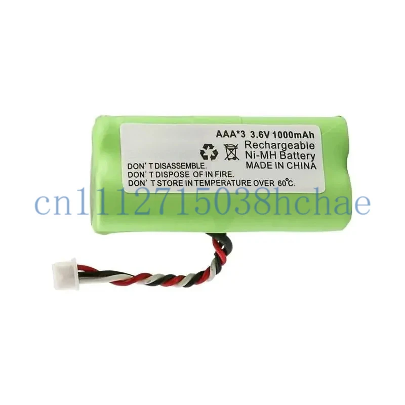 AAA 3.6V 1000mAh Ni-MH Rechargeable Battery Replacement for Zebra 82-67705-01 LS4278-M BTRY-LS42R