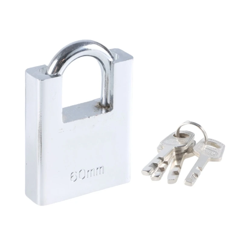 652F 60mm Steel Lock Set with 6 Keys 2pcs High Security Padlocks Stable Door lock Quick Installation for Weather Protections