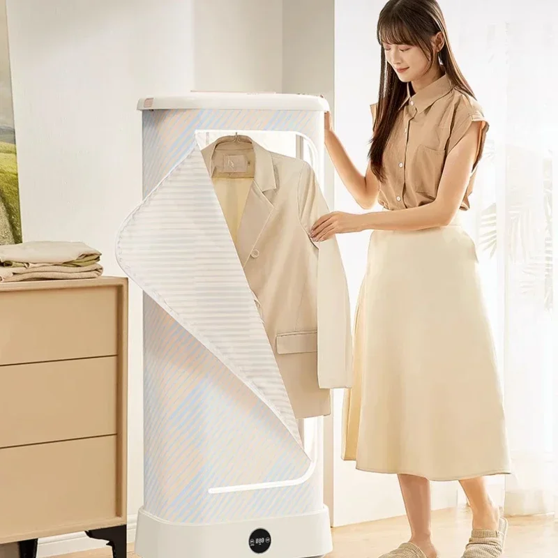 Складная сушилка, автоматическая машина для сушки одежды, бытовой небольшой осушитель воздуха с двойной стерилизацией Secadora De Roupa 의류 건조기 Складная сушилка, автоматическая машина для сушки одежды, бытовой небольшой осушитель воздуха с двойной стерилизацией Secadora De Roupa 의류 건조기
