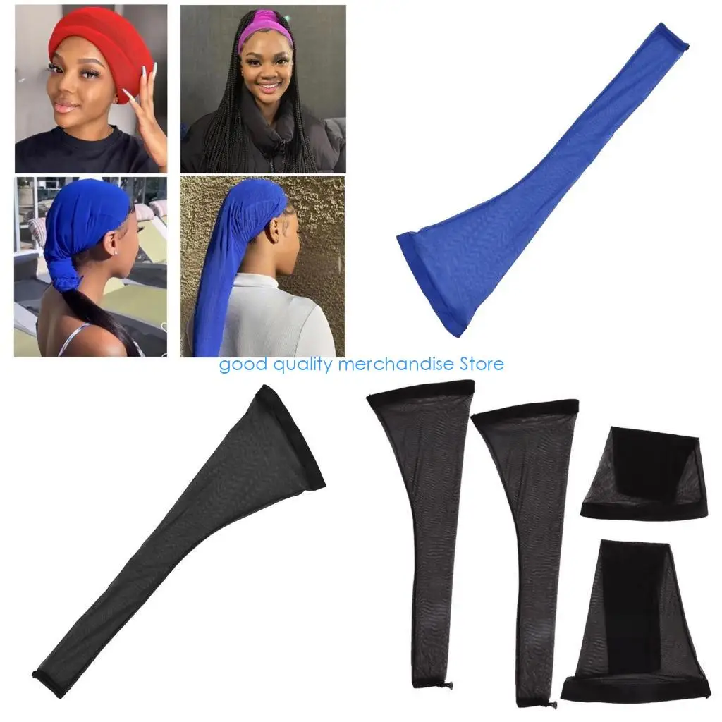 

Y5JD Эластичный чехол для волос в стиле дредов Дышащие колпачки-трубки 3 варианта цвета Аксессуар для повседневного ношения