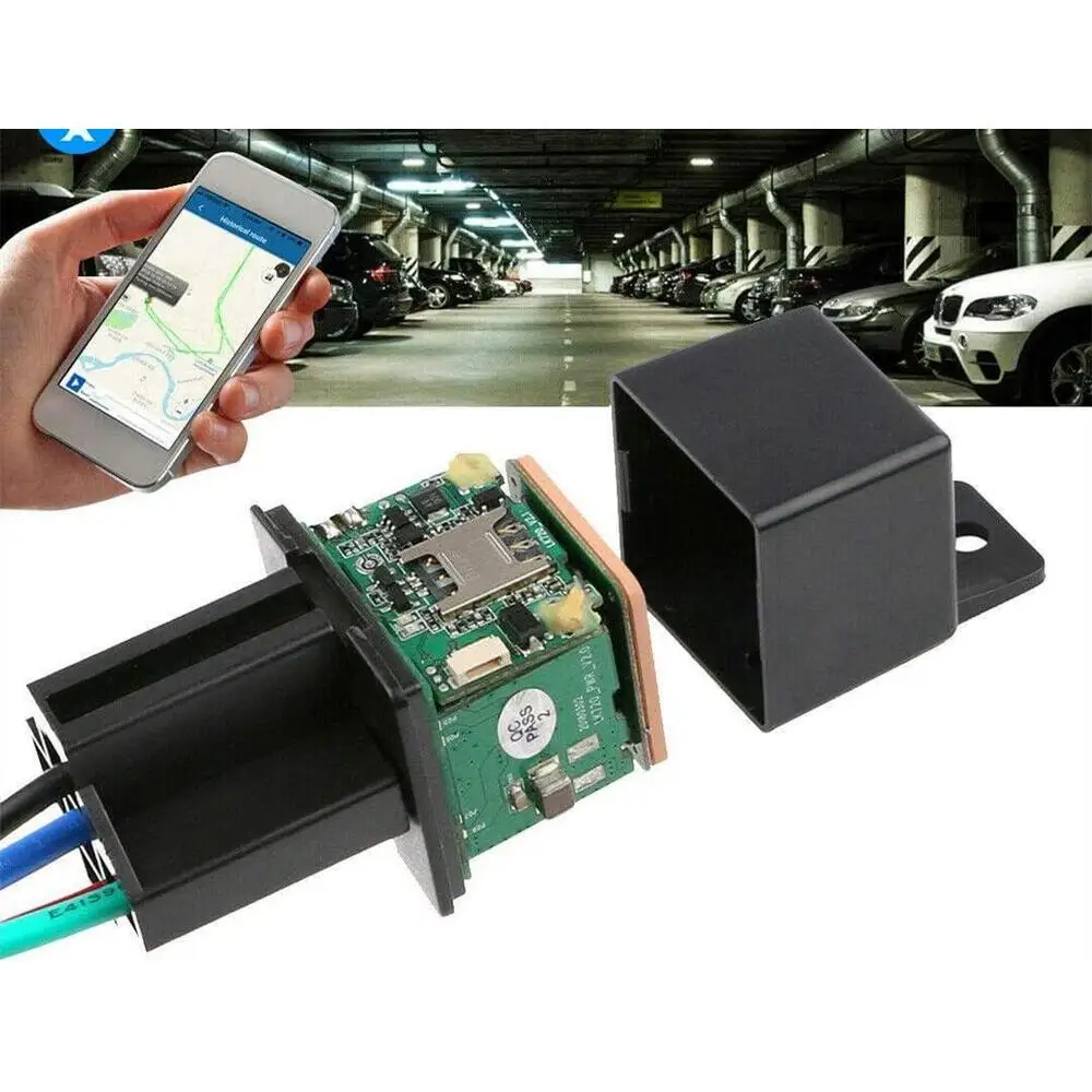 10-40V DC Black Relay GPS Tracker Plastic and Metal Suitable For cars, motorcycles motorbikes and trucks Car Accessories