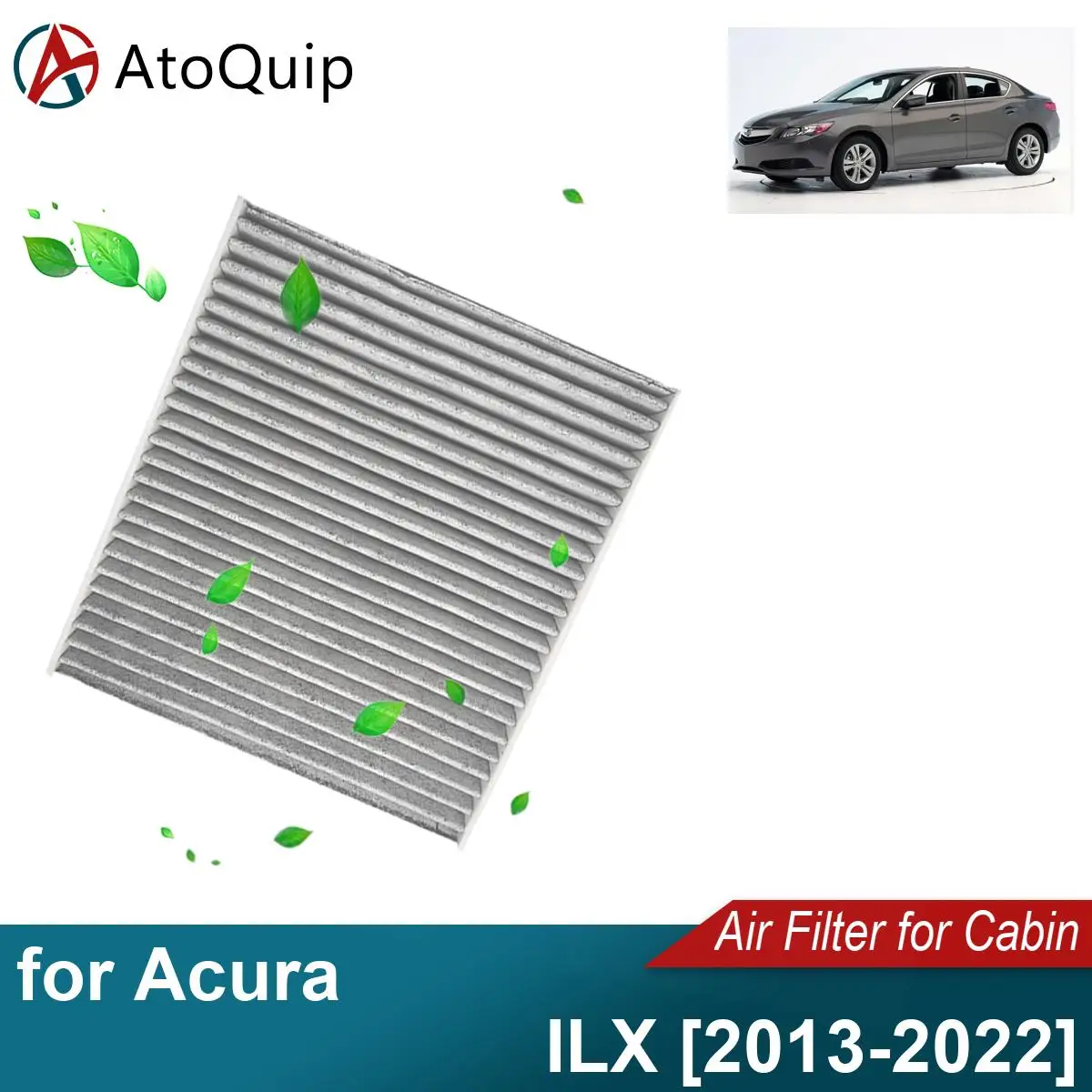 

Элемент воздушного фильтра CF10134 для автомобиля Acura ILX 2013-2022 80219-SHJ-A01 80292-SDA-407 80292-SDA-A01