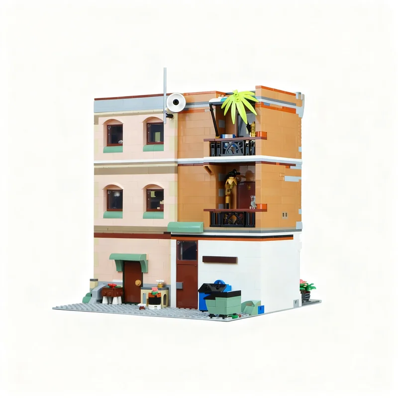 2703 детали MOC Модульные здан – обзор и цена Art Craft Christmas Ideas