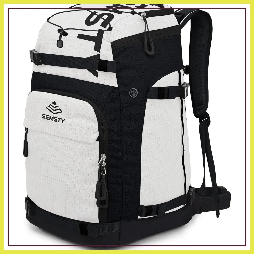 

55L/70L Waterproof Ski Boot Bag for Skis, Snowboard, Helmet & Accessories