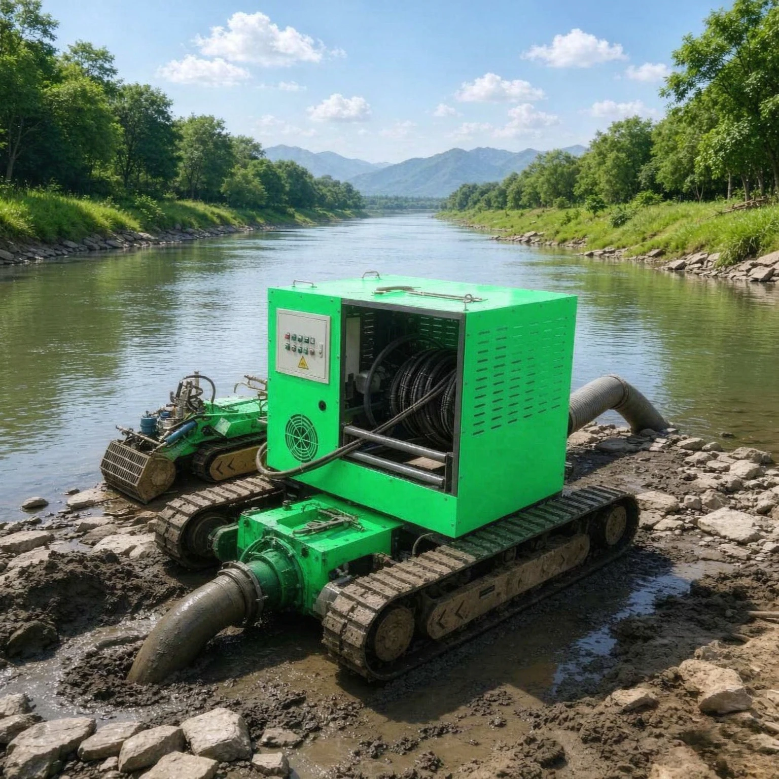 Factory Direct Dredging Machine Stainless Steel Dredging Robot Explosion Proof Tank Cleaning Dredging Robot Machine