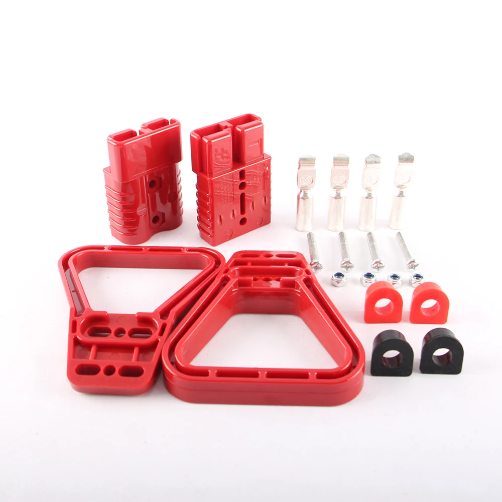 

175 Amp Battery Quick Connect/Disconnect with Handle, Jumper Cable Plug Connector Kit for Recovery Winch, Towing Systems