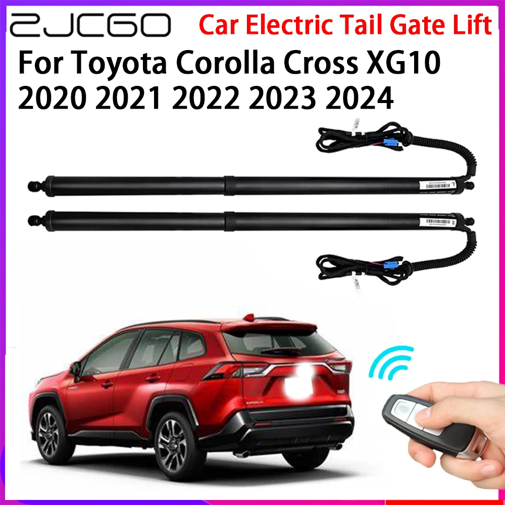 ZJCGO Car Automatic Tailgate Lifters Electric Tail Gate Lift Assisting System for Toyota Corolla Cross XG10 2020 2021 2022 2023