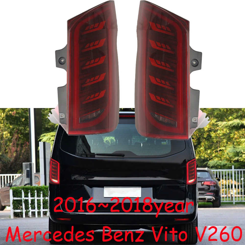 Car Styling LED Tail Lamp for Mercedes benz Tail Light Vito taillight V250 V260 2016~2018year car accessories Vito Rear Light