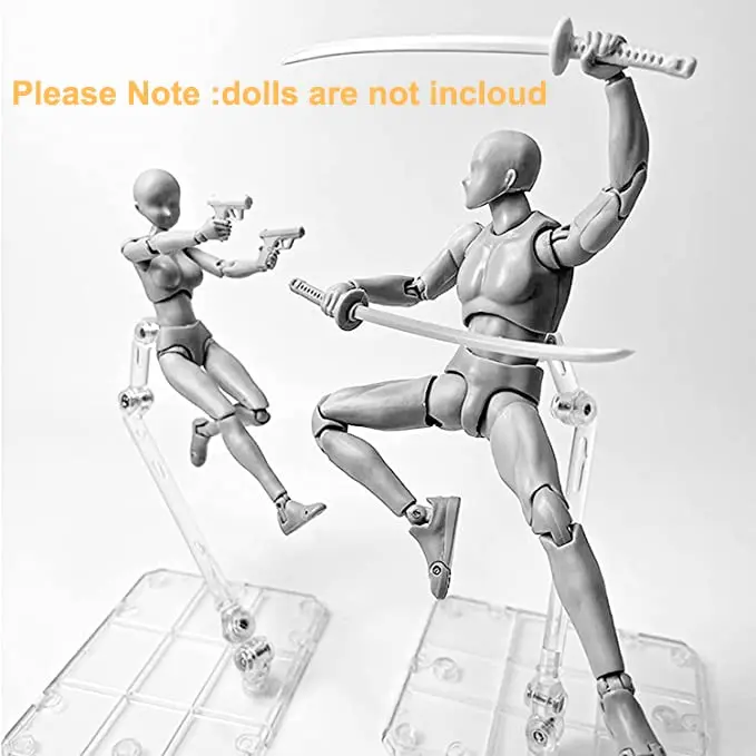 Action Figure Stand Doll Stands Display Holder Mini Figure Display Holder Doll Mini Display Stand Doll Support Frame Compatible