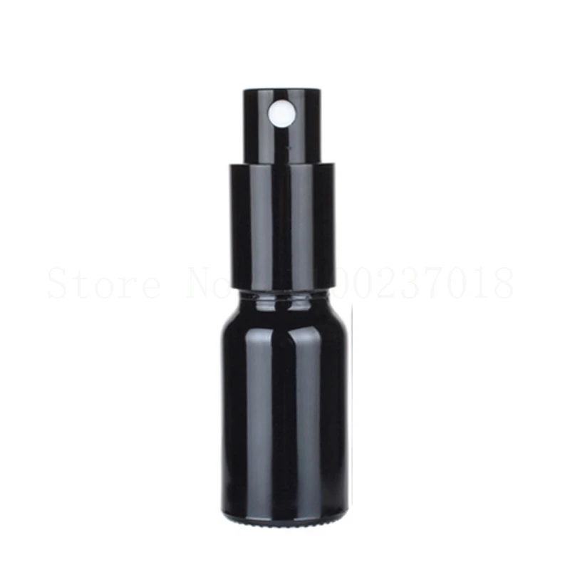 5ml-100ml Black Plating Cosmetic Spray Bottle Glass Essential Oil Bottle Lotion Makeup Refillable Bottles