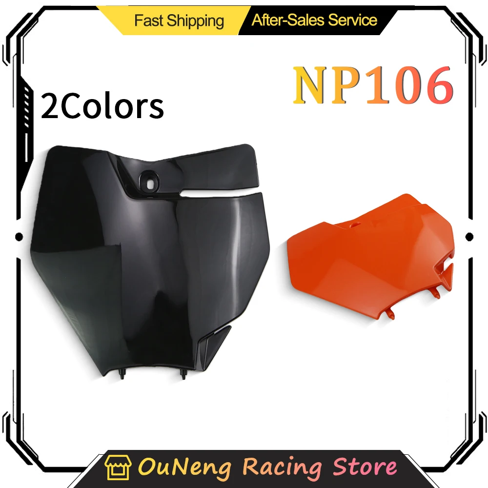 

Motorcycle Modified Plastic Front Number Plate Cover For KTM SX SX-F XC XC-F 125-450 2016-2017 Motocross Enduro Dirt Pit Bike