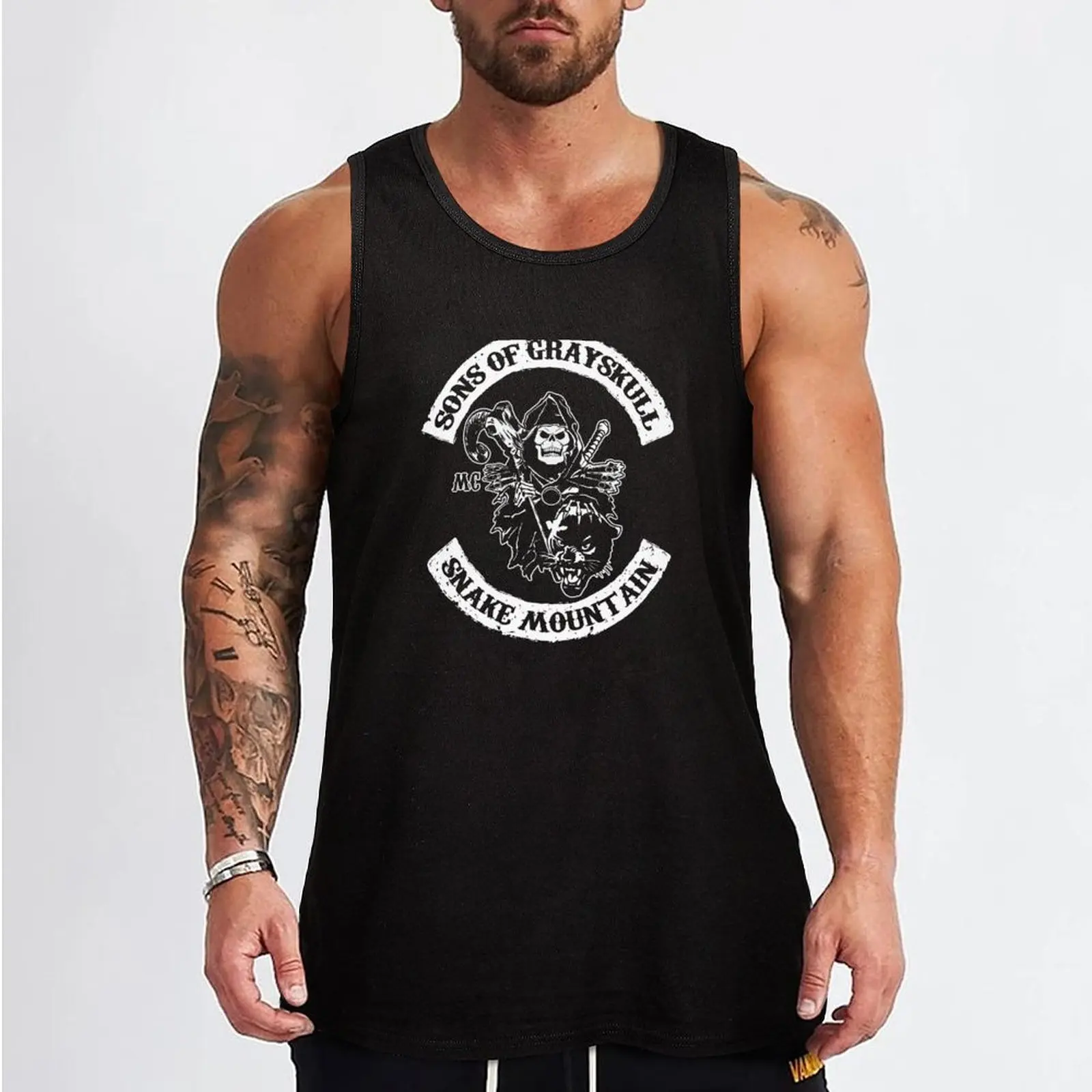 Sons Of Grayskull V2.0 Tank Top bodybuilding man Men's clothes Muscle fit