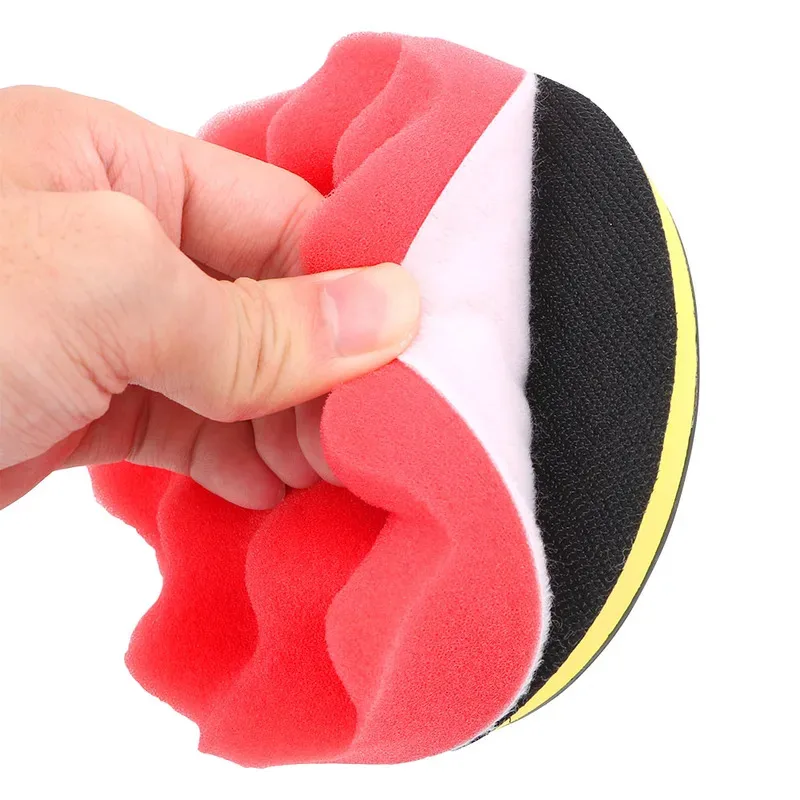 12Pcs/set Car Polishing Pad Paint Care Sponge Car Polisher Waxing Pads Buffing Kit Buffer Drill Wheel Polisher Accessories