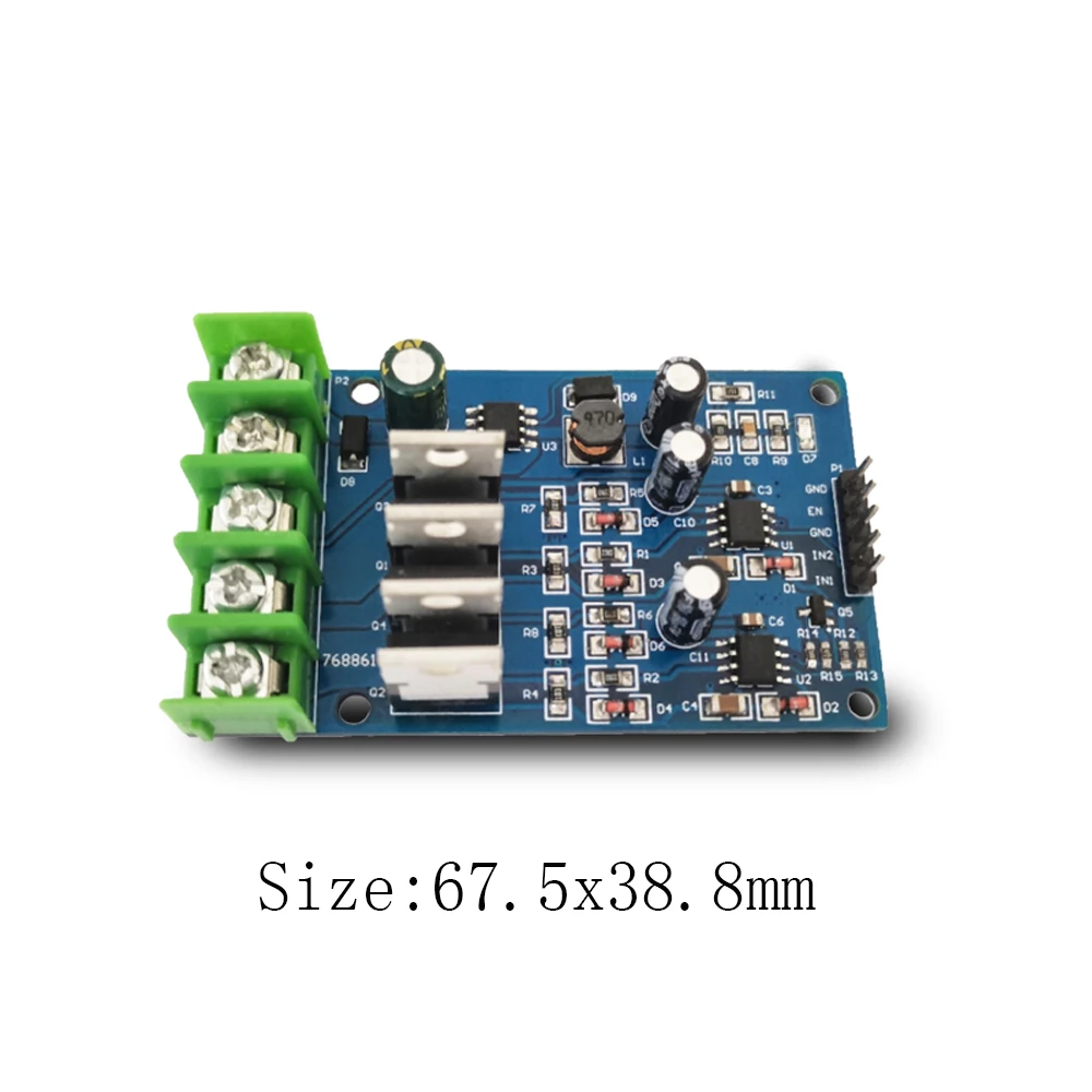 

DC 5-30V 170W High Power H Bridge Motor Driver Module NMOS with Brake Forward and Reverse PWM Duty Cycle Motor Speed Controller