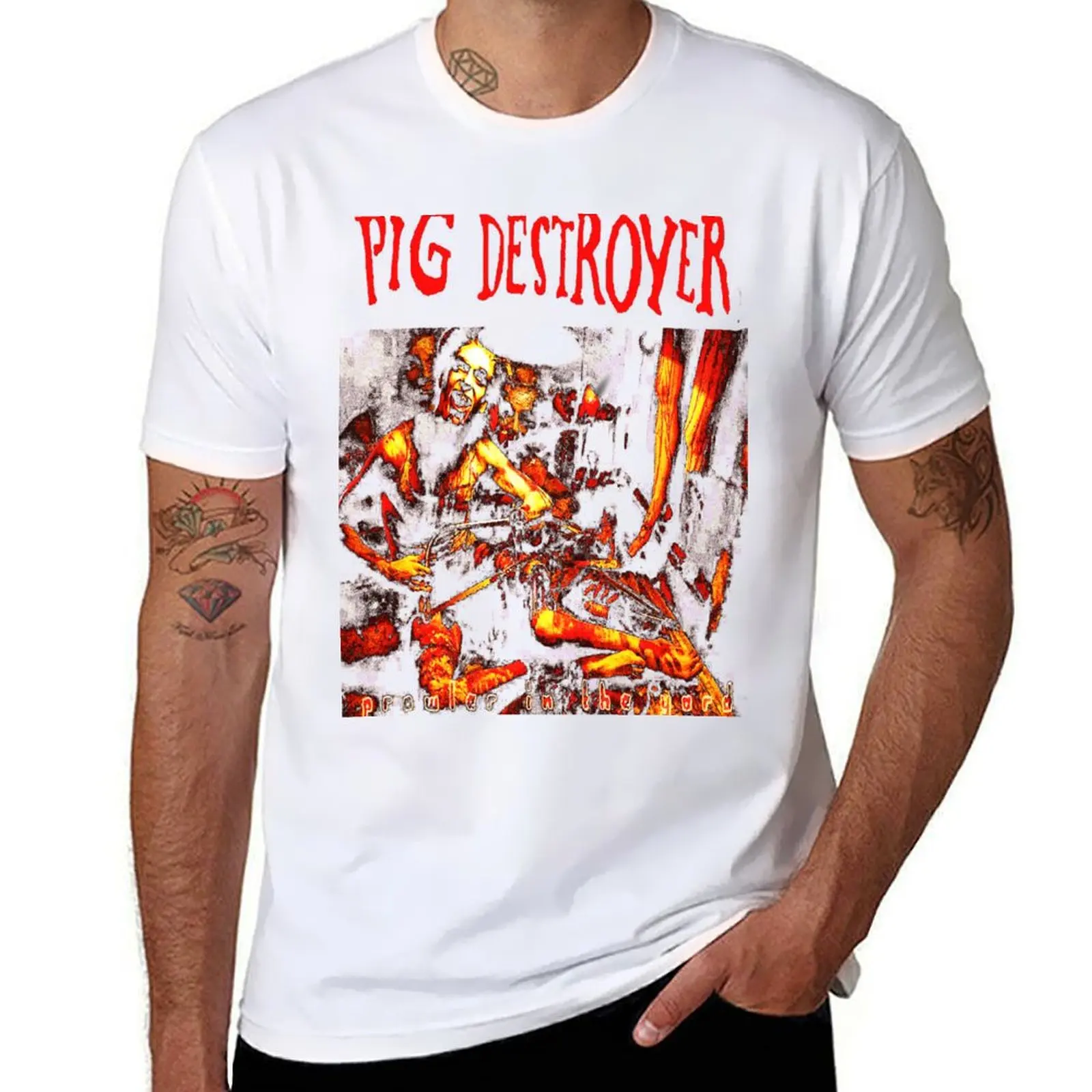 

Pig Destroyer - Prowler in the Yard T-Shirt t shirts for man graphic tees mens graphic t shirts T-Shirt