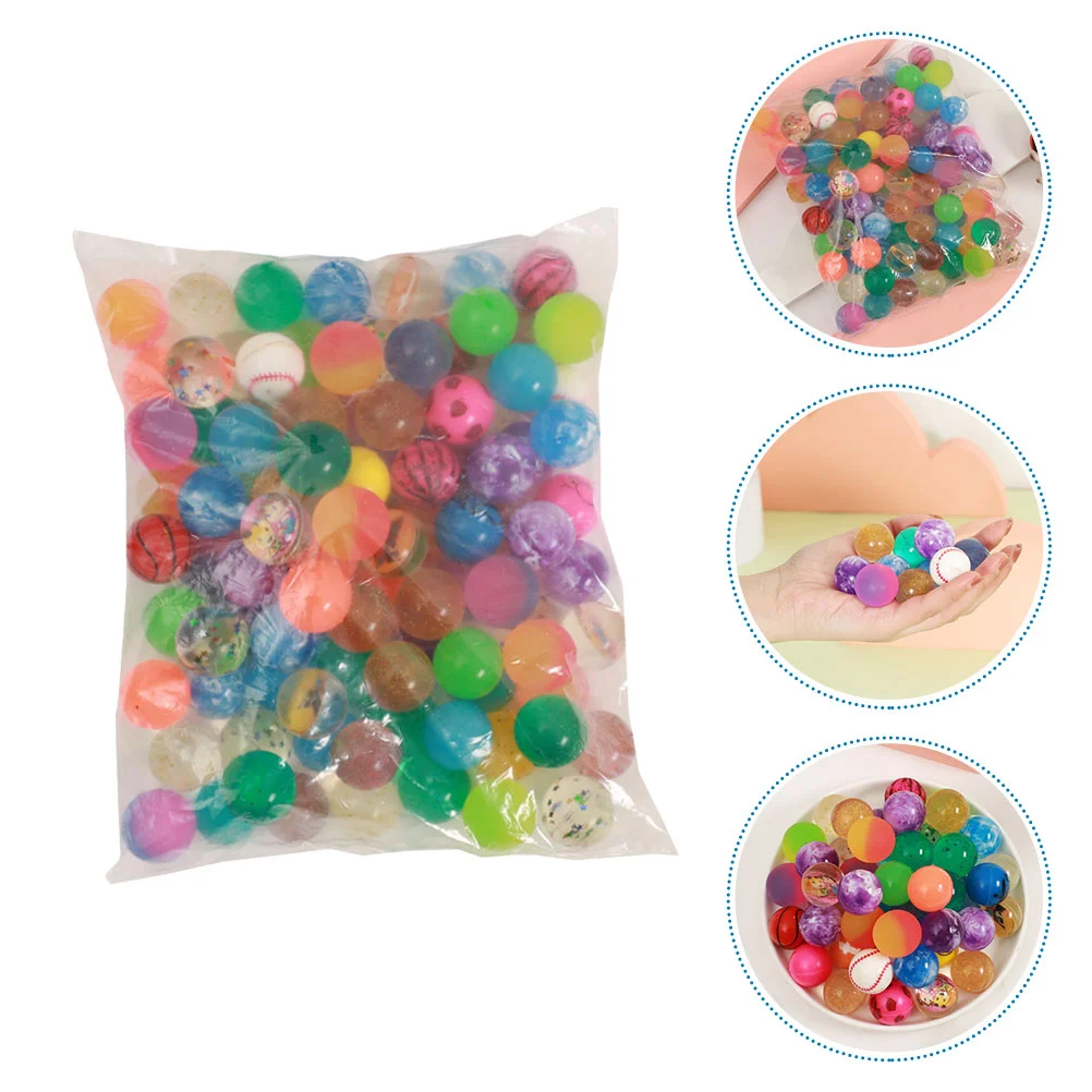 ของเล่นเด็กจํานวนมาก Bouncy Ball ลูกบอลเด็กยางบีบอัดของเล่นเด็ก