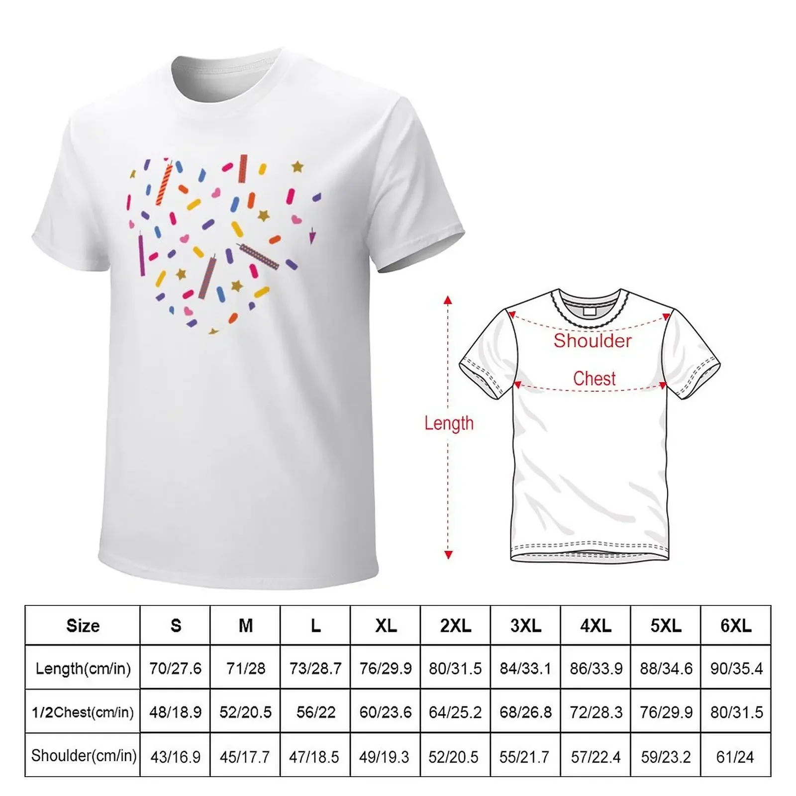 Birthday Sprinkles and Confetti T-Shirt sublime sweat tees t shirts men