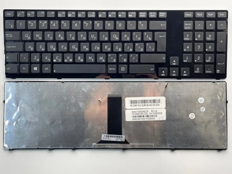 GZEELE ASUS K93 K93S K93SM K93SV K95 K95V K95VB K95VJ K95VM 키보드 US 레이아웃 검정색 노트북 키보드 교체 프레임