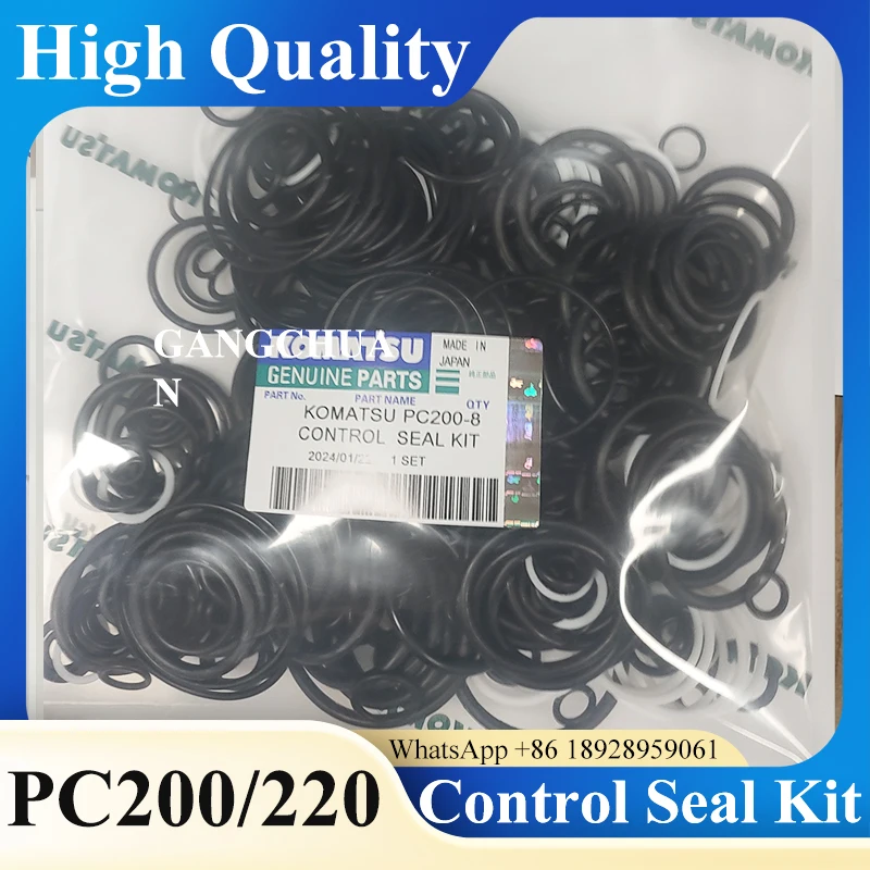 High Quality PC200-8 PC220-8 Main Control Valve Seal Kit for komatsu Excavator Repair Kit