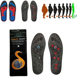 Therapy Sports Insoles Massage Medical Magnetic Foot Weight Loss Slimming Acupressure Insole Anti-fatigue Health Care Shoe Pads