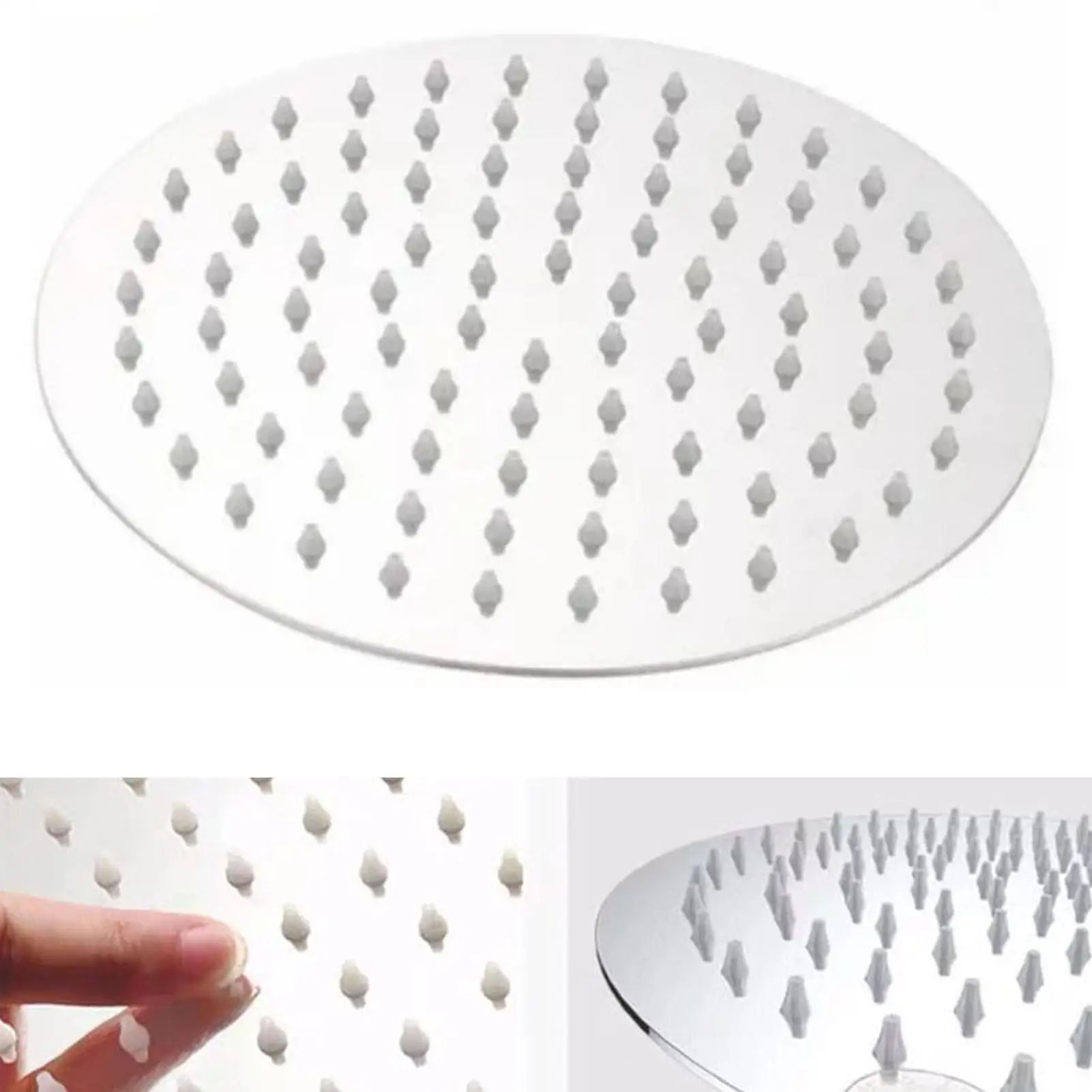 Cabeça de chuveiro de chuva de aço inoxidável de alta pressão 201 para luxuoso para experiência de spa doméstica