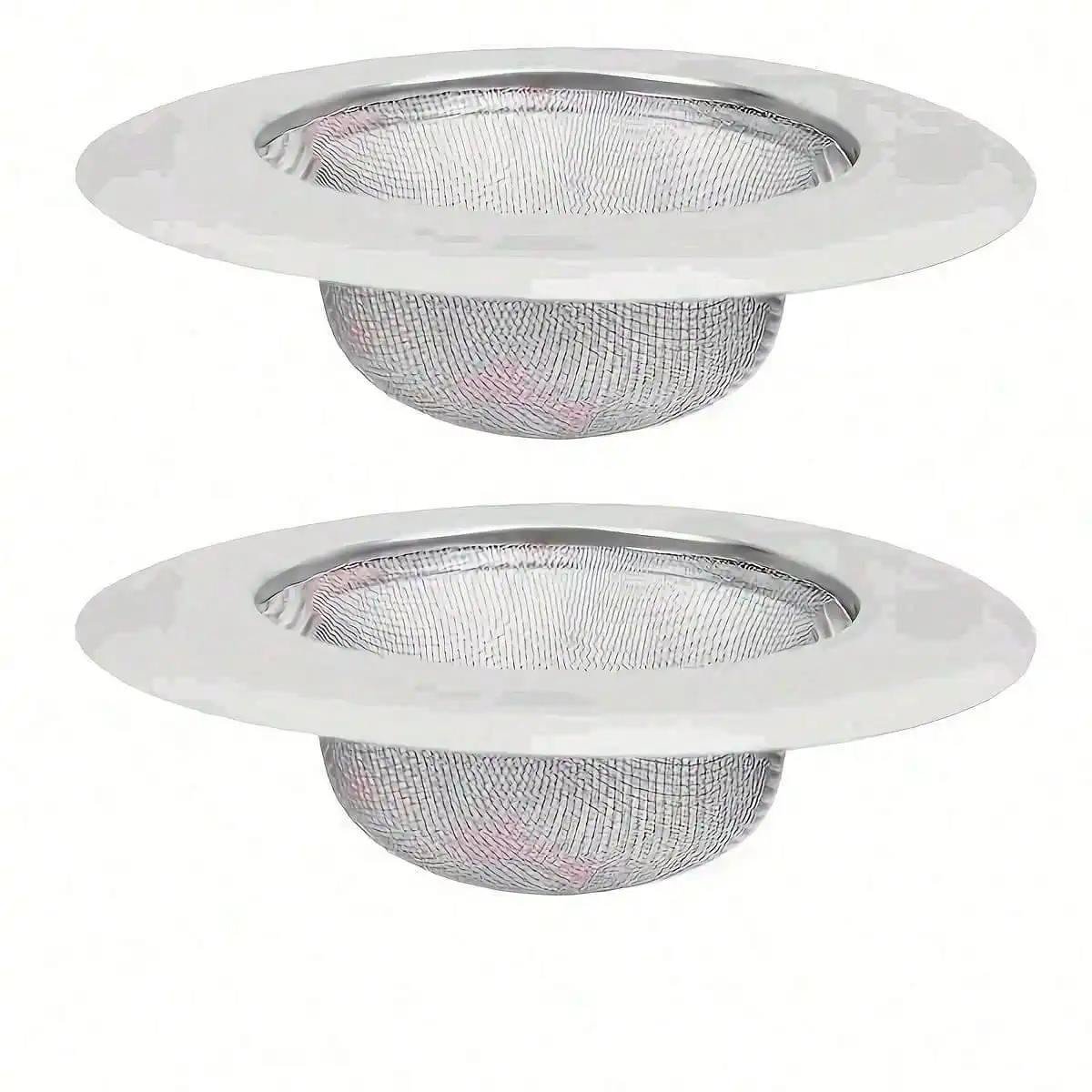 

2 шт. высокоэффективных сливных фильтров для кухонной раковины из нержавеющей стали с сеткой из нержавеющей стали, подходят для ванной комнаты и