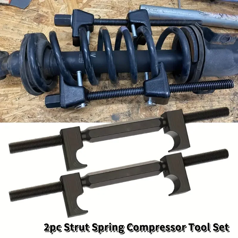 Motorcycle Spring Compressor Strut Spring Compressor Kit Manual Removal Puller Tool For Motorbike Front Strut Replacement Parts