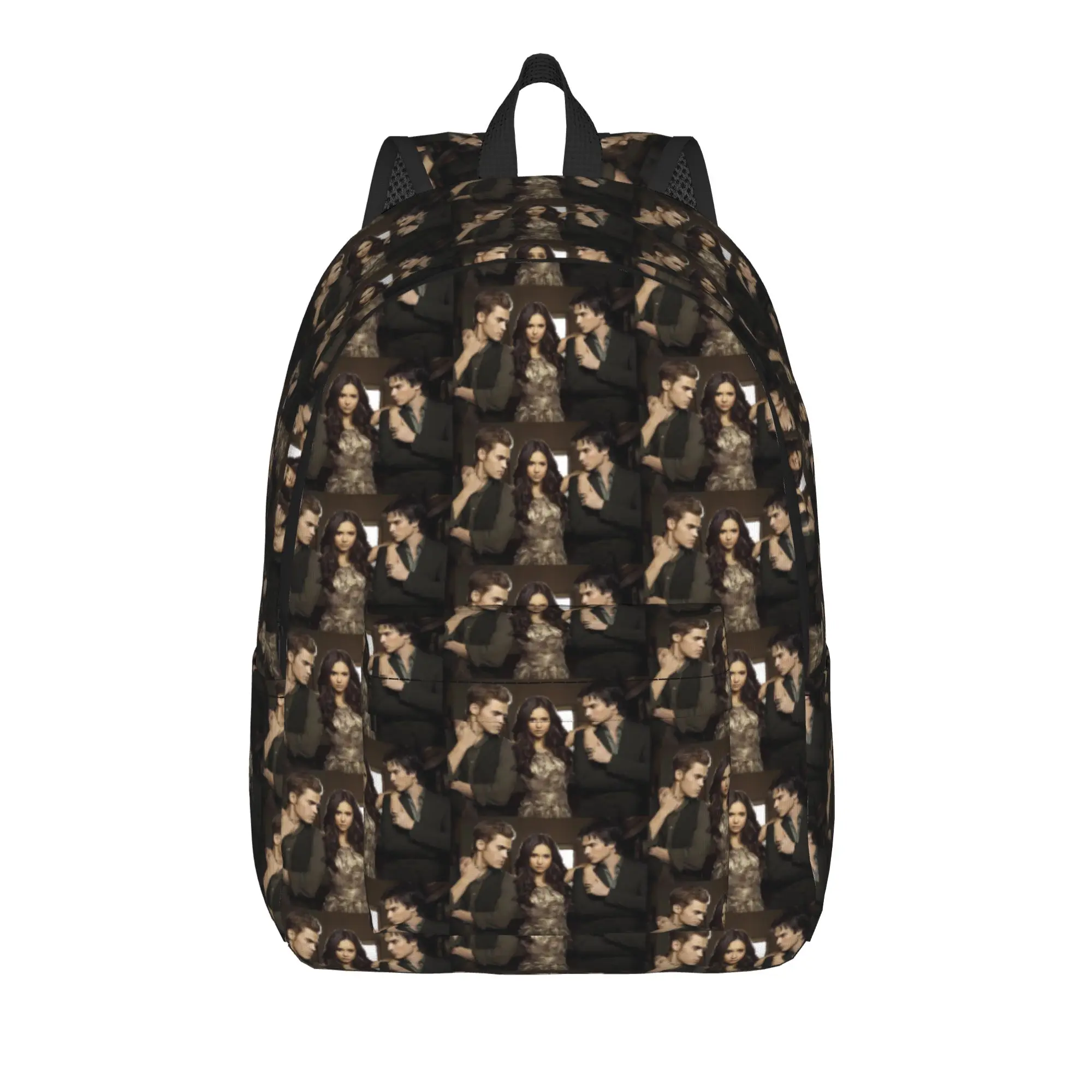 The Vampire Diaries Resuable Movie Backpack Damon Salvatore Kawaii Backpacks Student Workout Breathable School Bags Rucksack