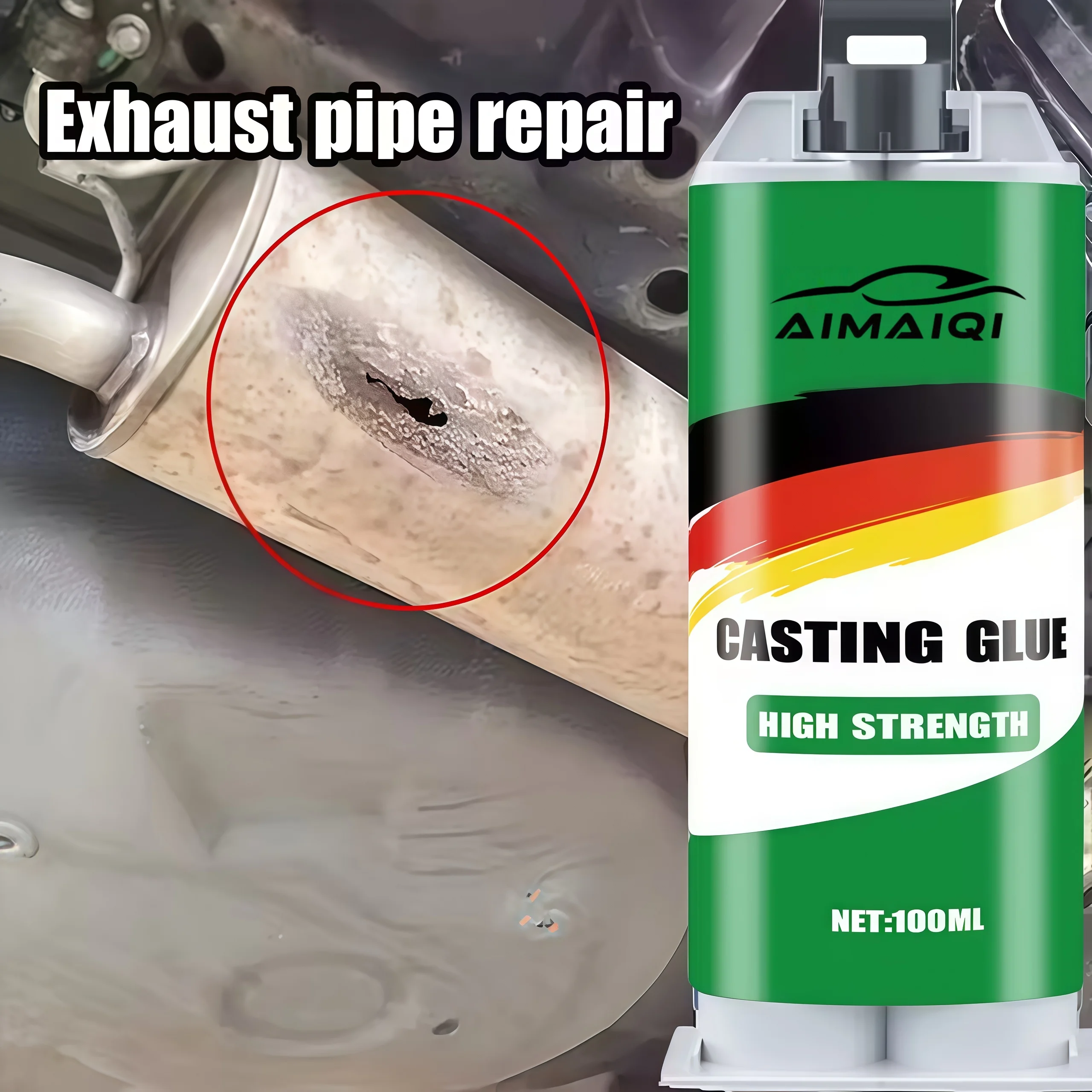 Professional Auto Casting Repair Glue Stronger Than Welding for Bumper, Engine & Exterior Parts