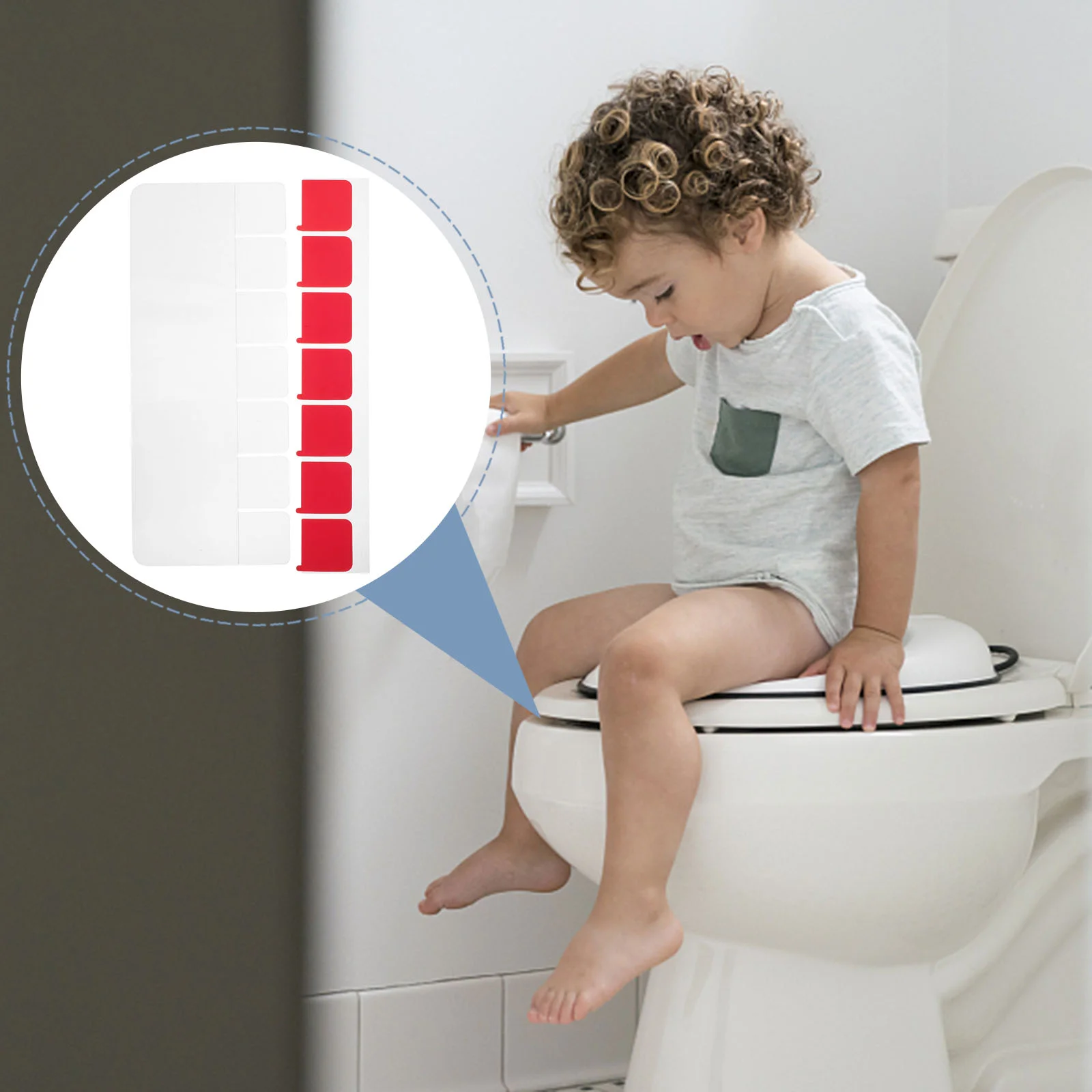 2-delige toiletbril Pee Guard Reiniging Urine Deflector Zindelijkheidstraining Splash voor jongens Beschermende transparante hoes Oudere