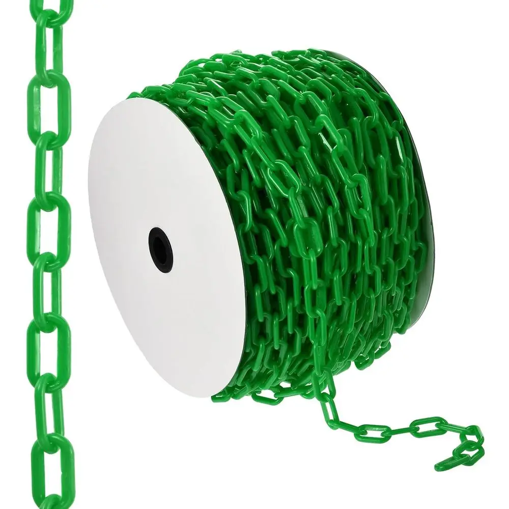 

PATIKIL 200t Plastic Barrier Chain, Saety Barrier Chain Plastic Chain Links Crowd Control Barrier or ence Gate Garden truction D