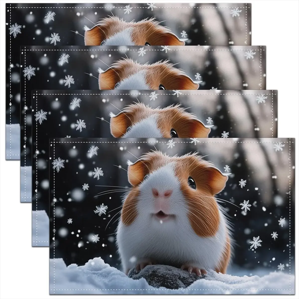 Guinea Pig Placemats Set of 4 18