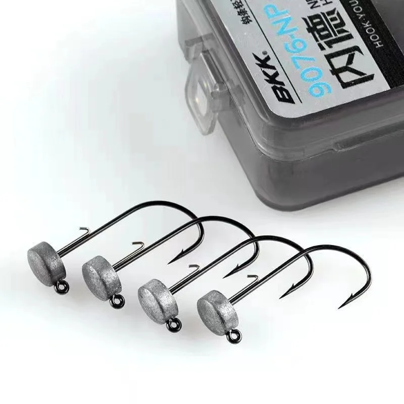 Ned Head Fishing Hooks High Carbon Steel Carp Lure Hook Fishing Tackles Hooks 9076-NP