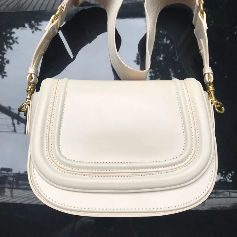 Bolso cruzado de cuero sintético para mujer, bandolera de diseñador, tendencia, 2024