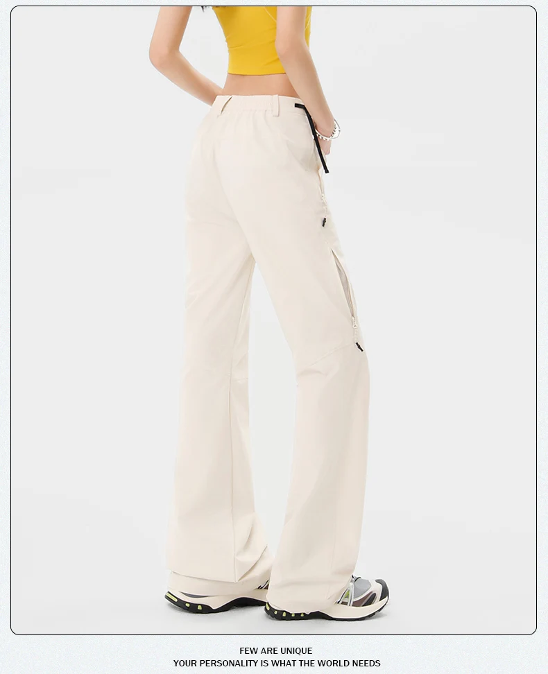 Damen-Freizeithose mit weitem Bein für Frühjahr/Sommer 2026 – Trendiges Slim-Fit Micro-Flare-Design für Jugendliche und Streetwear – Detail 9