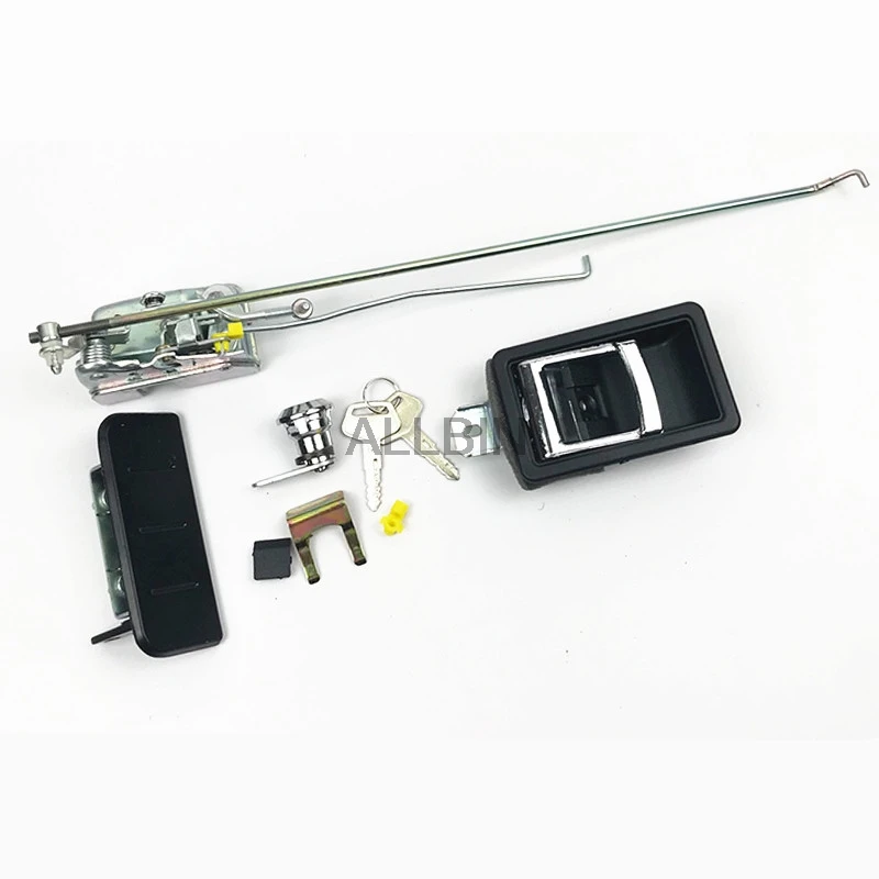 

For Komatsu Pc60-7 200-6 120 300-6 Excavator Cab Door Lock Assembly Inner And Outer Handle - Assembly Excavator Accessories