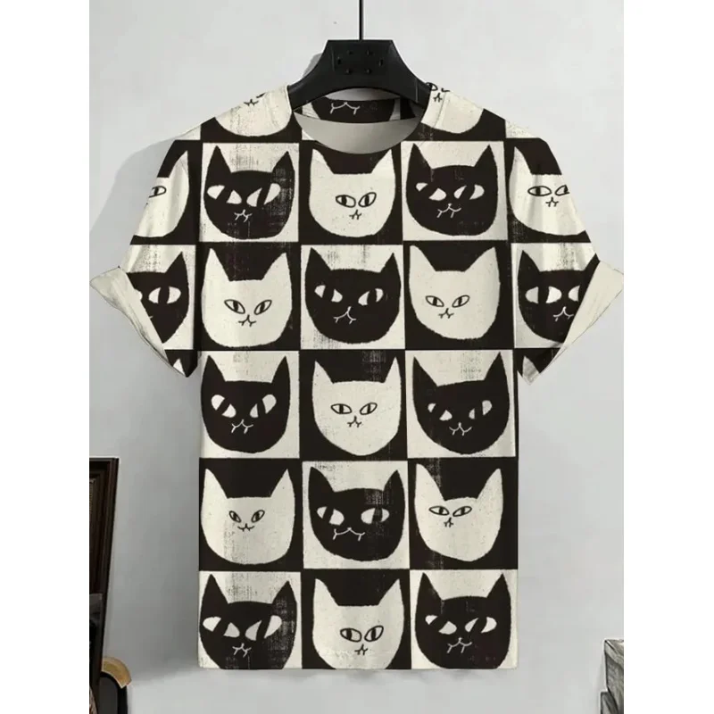 

Men's Edo Cat Samurai Warrior Japanese Art 3D Print Casual T-Shirts Men/Women Short Sleeve O-Neck Top Oversized Tee Kid Clothing
