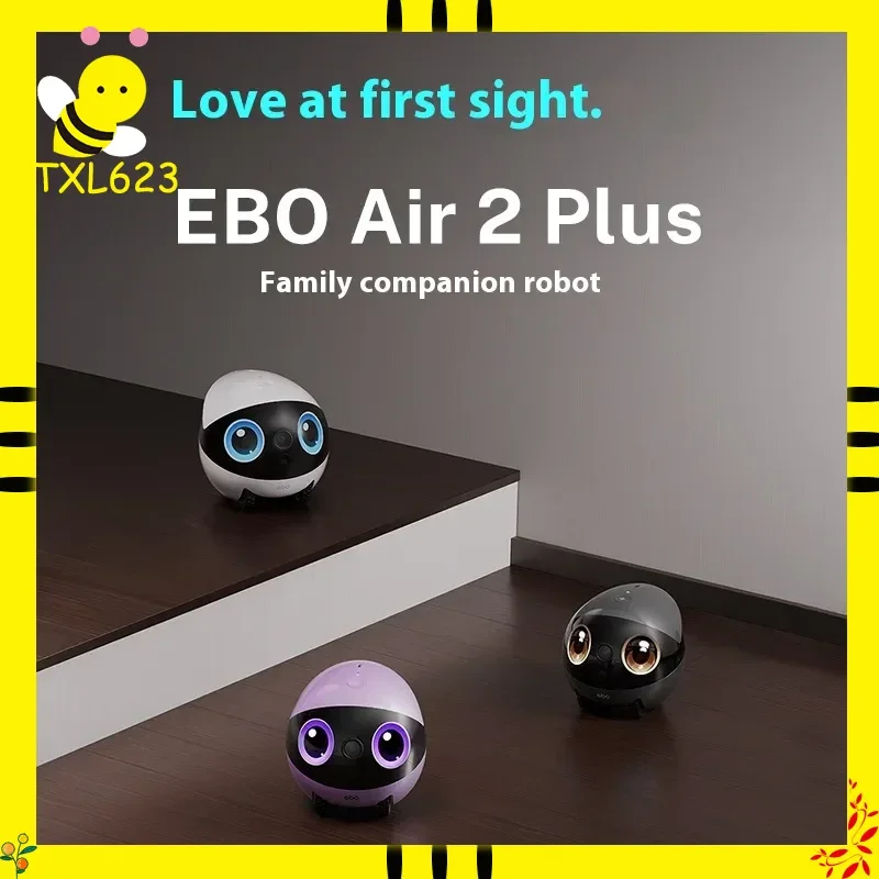 Enabot Air 2 Plus Intelligent AI Robot Wireless Camera Robot Remote Monitoring Pet Companion Robot Real Time Control Gifts