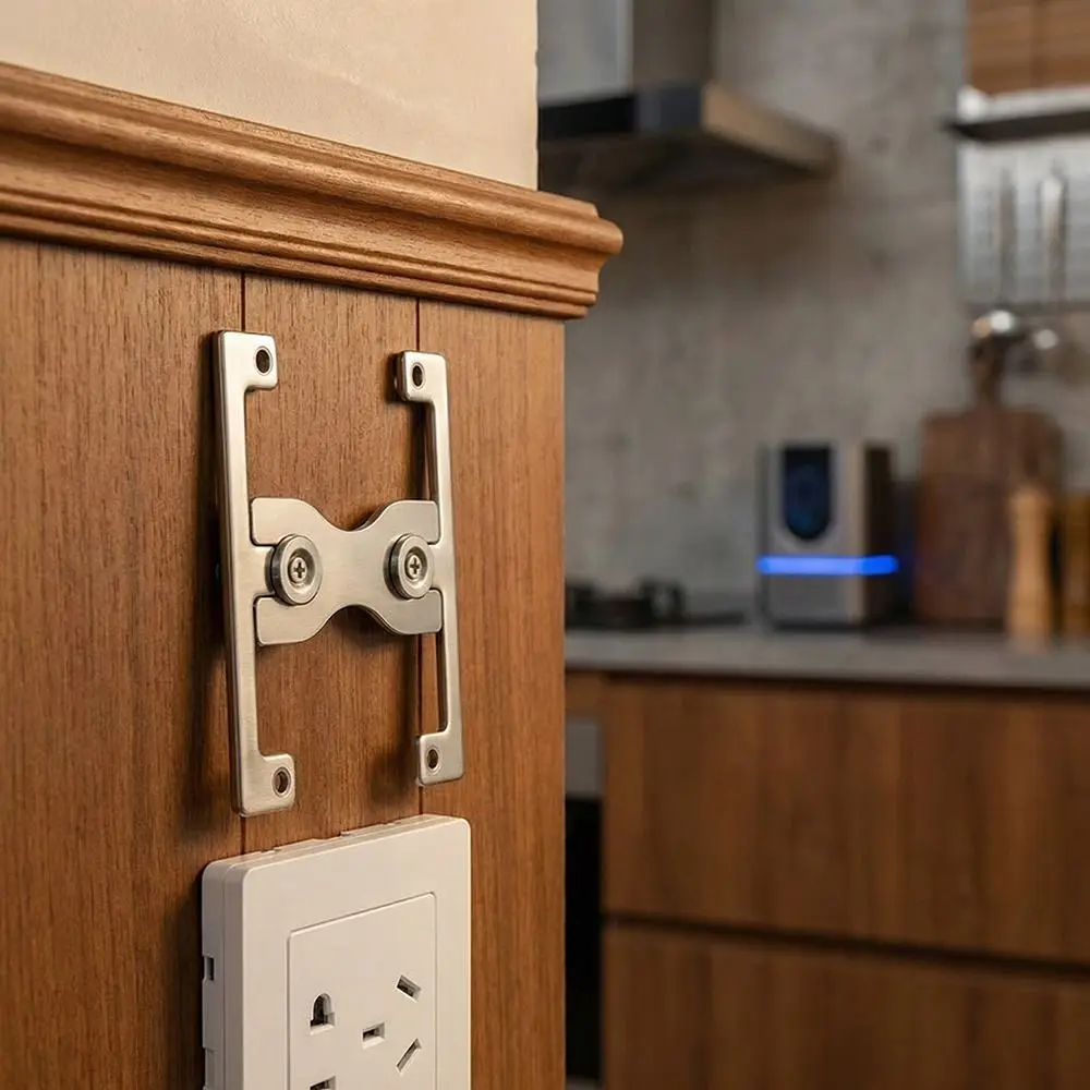 

Пластина для крепления выключателей из нержавеющей стали, многоразовая, прочная конструкция, панель для выключателей и розеток, акриловый материал, точное позиционирование