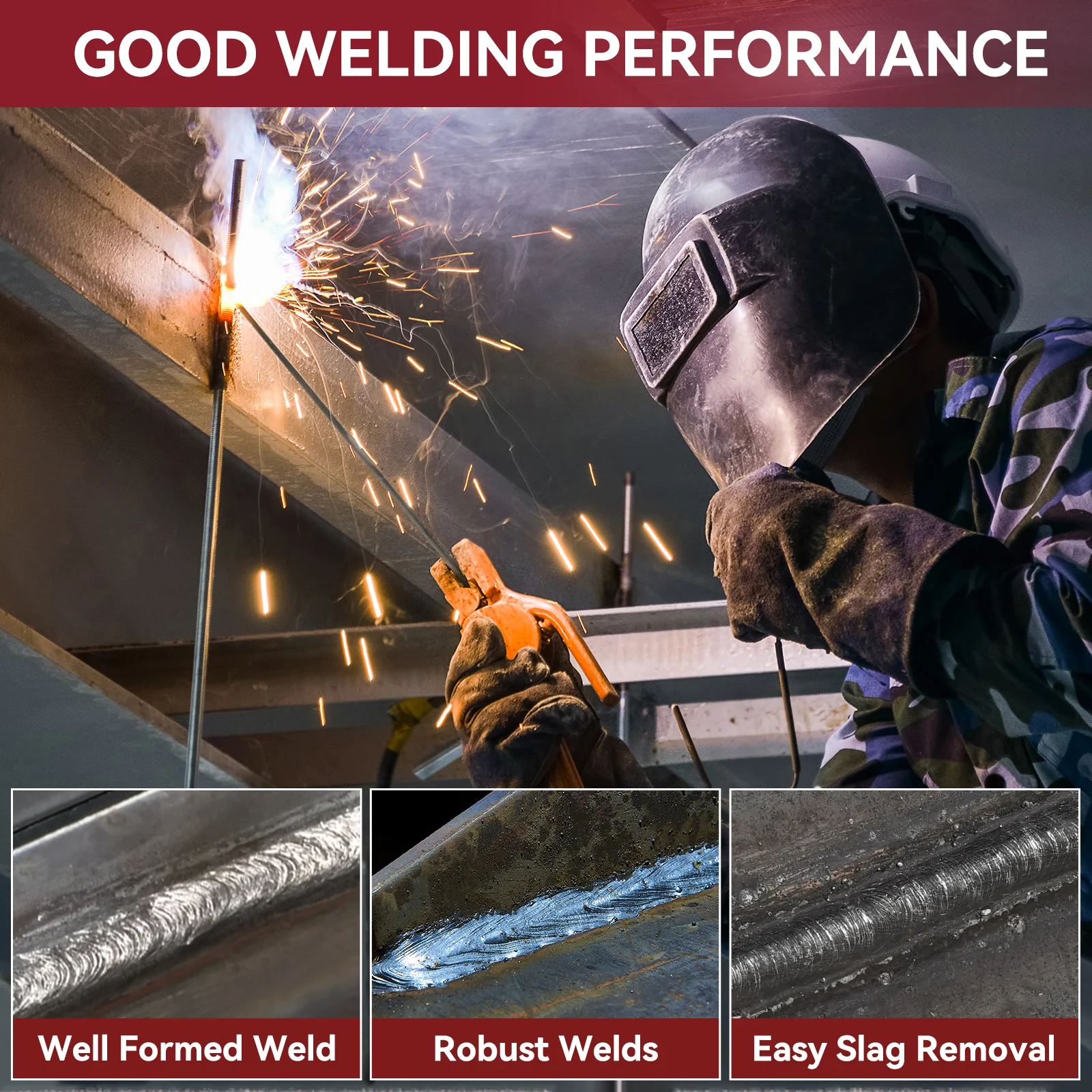 ARCCAPTAIN E6013 E6011 E7018 용접봉 탄소강 용접 스틱 전극 2.4mm 3.2mm 용접봉 ARC 용접 소모품