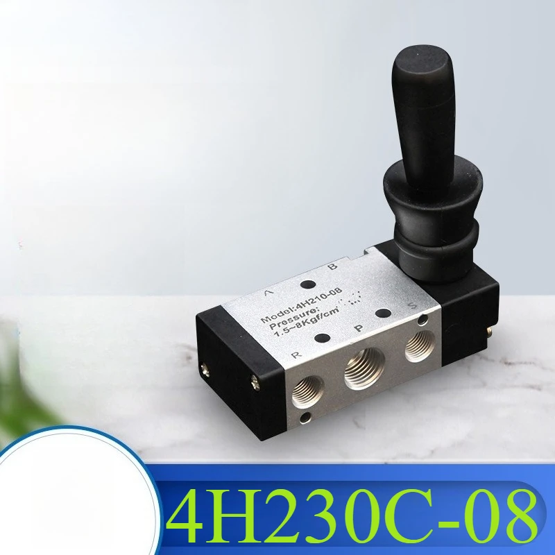

Hand Lever Operated 5-Port 2-Position Valve - 4H23C Series Pneumatic Switch for Machinery & Automation Systems