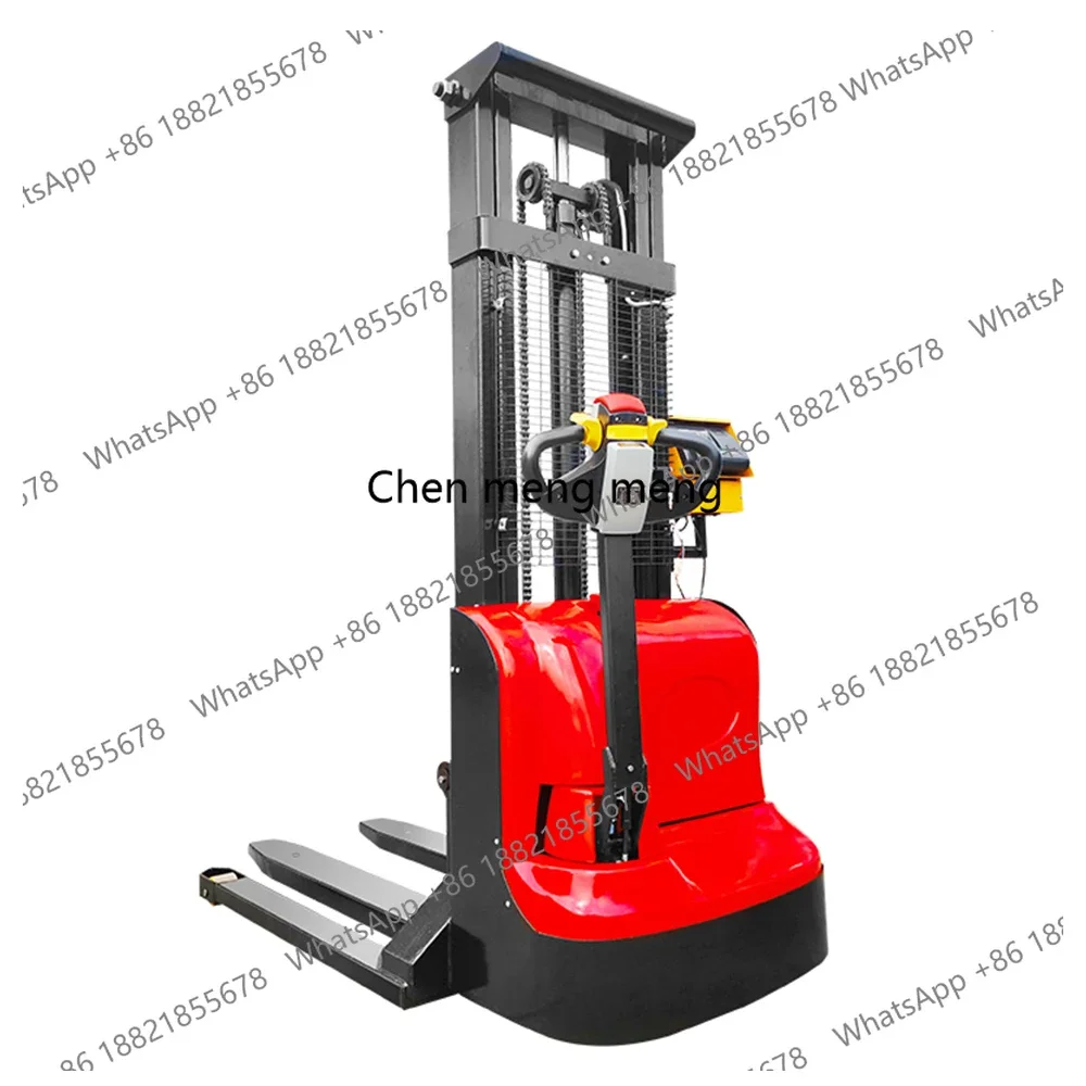 A55 Self Propelled 6m Lift Mini Balance Electric Pallet Stacker with Radio 1.5 Ton