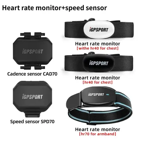 IGPSPORT HR40 팔 심박수 센서, 무선 건강 피트니스, 스마트 자전거 심박수 모니터, 핸드 스트랩, 블루투스 ANT +