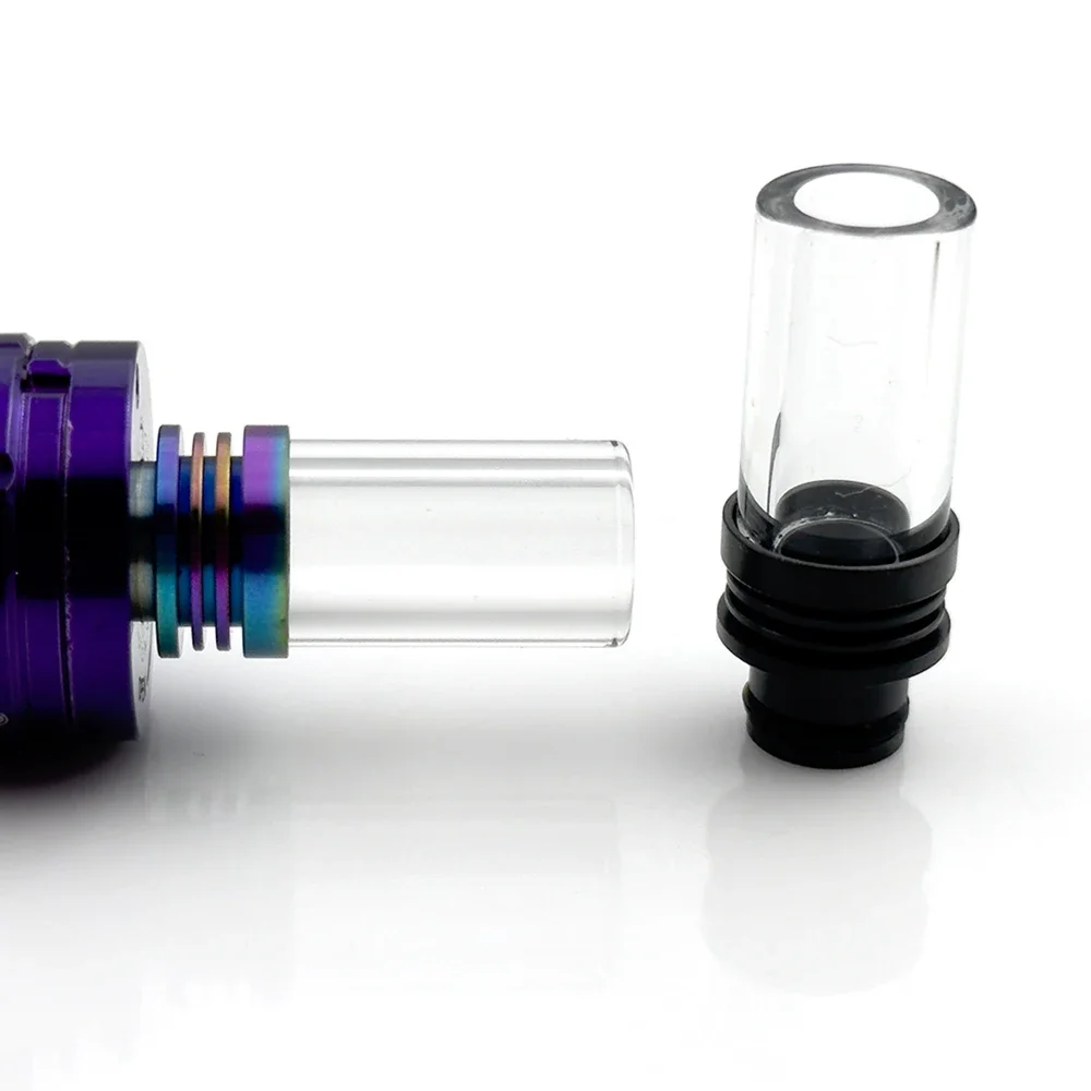 510 Drip Tips Mouthpiece with Glass Stainless Steel for Subtank Mini Melo 3 BSKR V2 Berserker Tank