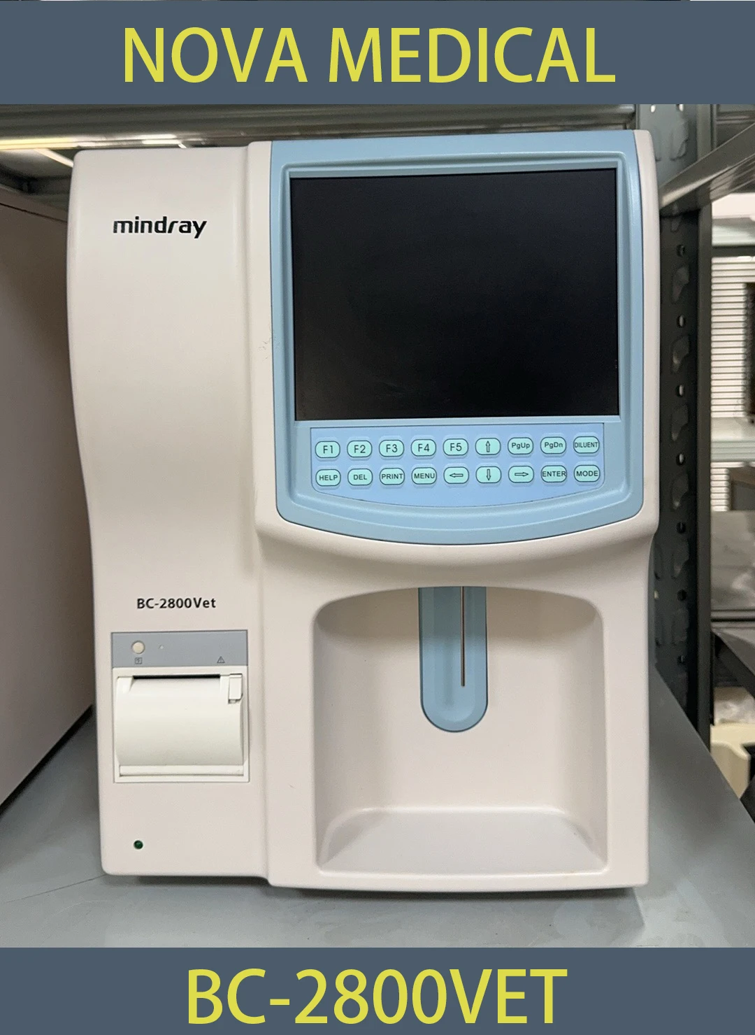 Used Good Condition Mindray BC-2800VET 3-Part Hematology Analyzer BC-2800VET