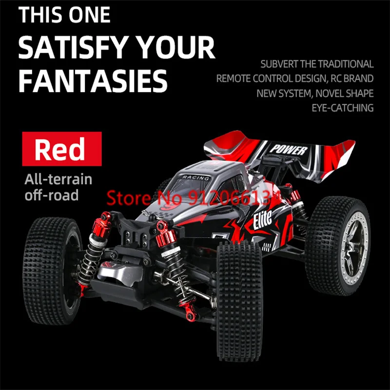 Professional 1:16 Off Road Climb brushless RC Racing Car 70KM/H 4WD Metal Differential LED Lighting High-Speed Radio Control Car