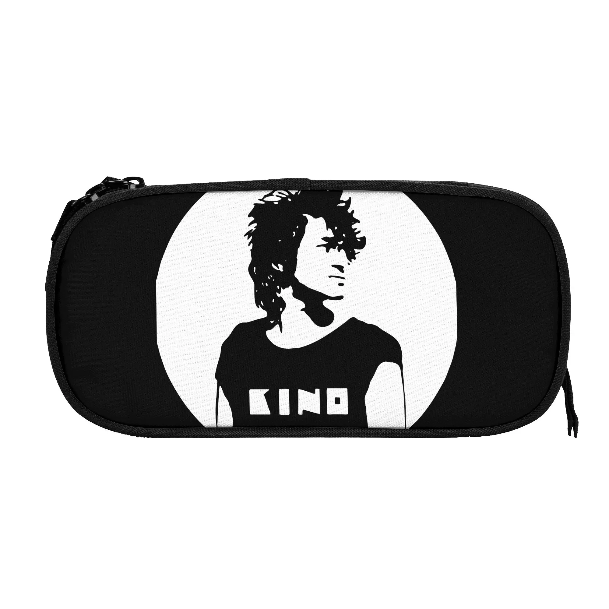 Lovely Russia Rock Band Viktor Tsois Pencil Cases  Pencilcases Pen Box for Girl Boy Large Bag School Supplies Gifts Stationery